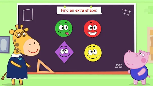 Shapes and colors for kids