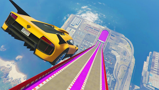 Crazy Superhero Car Stunt Race 3