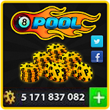 Coins For 8 Ball Pool Prank icon