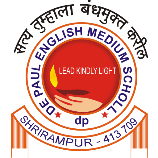 De Paul EM School Shrirampur logo