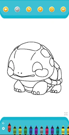Coloring Cartoon Animals - Screenshot 3