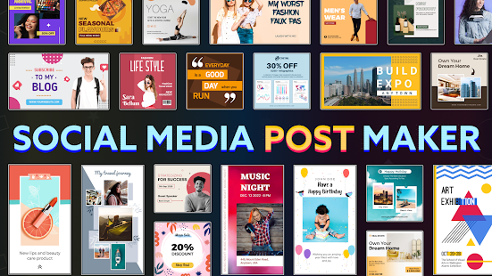 Social Media Post Maker Captura de pantalla