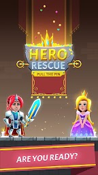 Hero Rescue - Pin Puzzle - Pull the Pin