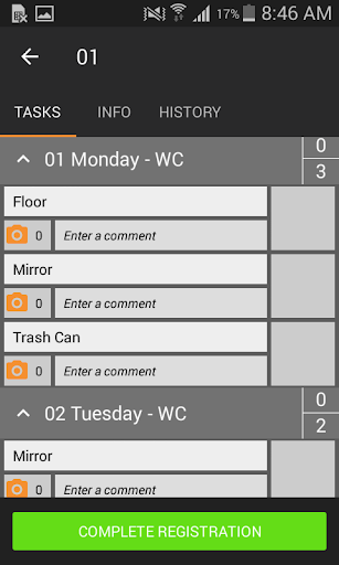 Optiqo CHECK Screen 2