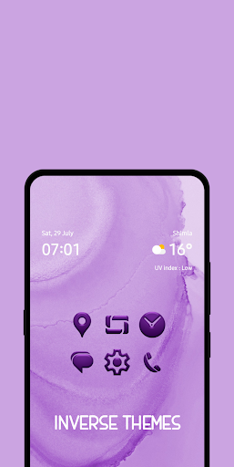 Screenshot of Purple Blend Icon Pack