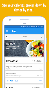 Calorie Counter & Diet Tracker Screenshot