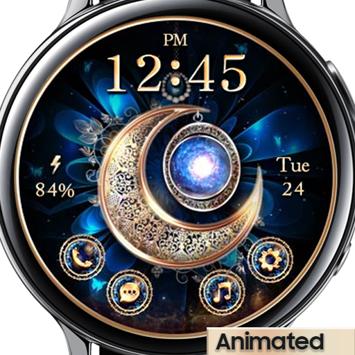 Magic Gold Moon - Watchface logo