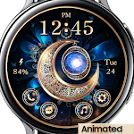 Cover Image of 下载 Magic Gold Moon - Watchface  APK
