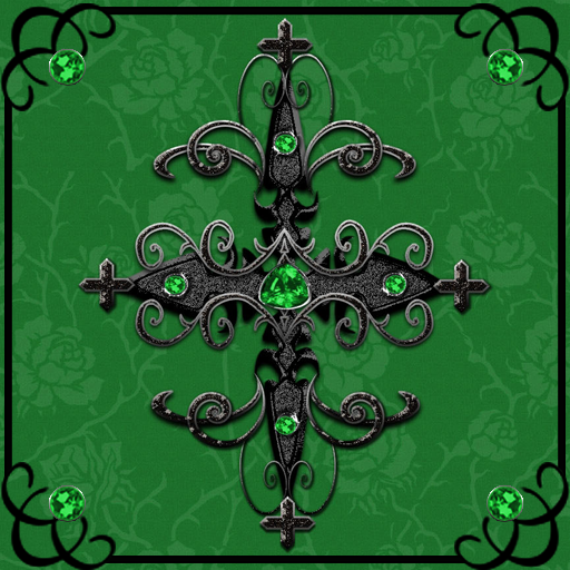 Green Gothic Cross theme 1.1 Icon