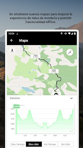 Captura de Pantalla 7 Altímetro para excursionistas android