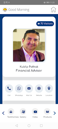 Android application Kuldip Pathak screenshort