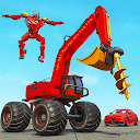Download Monster Crane robot Car Games Install Latest APK downloader