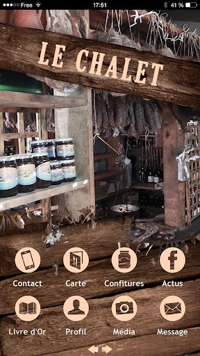 Android application Le Chalet Vivario screenshort