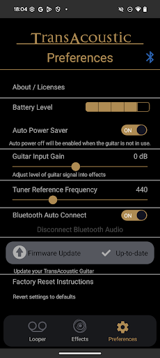 Screenshot of TAG Remote