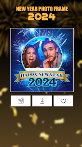 New Year 2024 photo frames