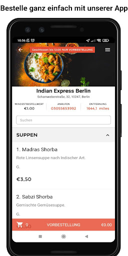Android application Indian Express Berlin screenshort