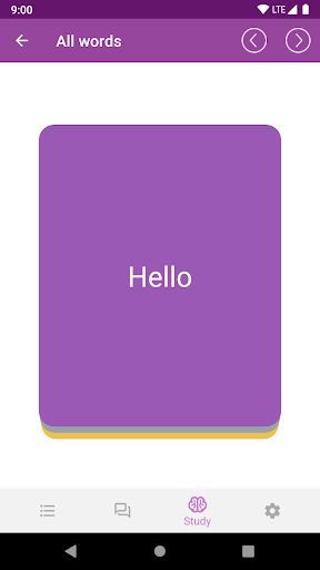 My Words Screen 3
