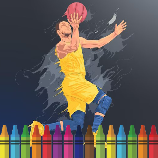 Basketball Stars Coloring Book Download on Windows