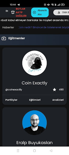 Cryptosocy – Analytics System Screen 3