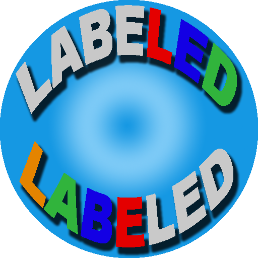 LabeLed - LED text on screen logo
