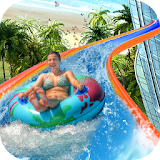 Slippery Water Slide - New Water Park Game icon
