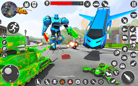 Captura de Pantalla 1 Mech Robot Transformer Games android