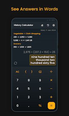 Calculator With Saved Historyのおすすめ画像5