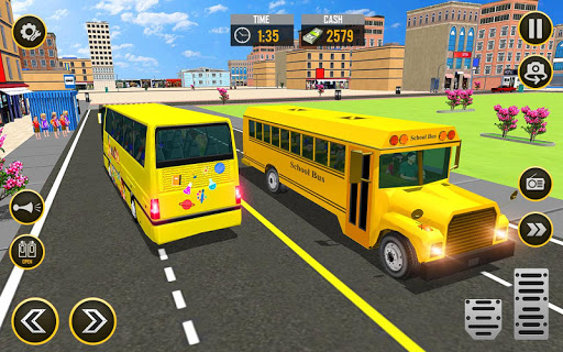 High School Bus Driving Games apkpoly screenshots 22