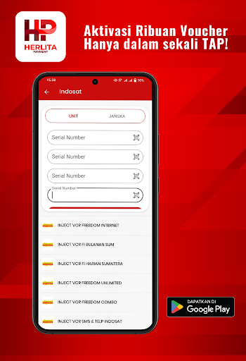 Herlita Payment: Pulsa & PPOB Screen 3