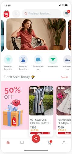 Android application ZeoFashion screenshort