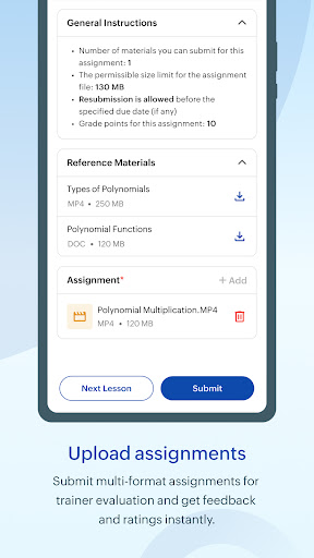 Screenshot of TrainerCentral - Learner