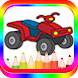 Vehicle Coloring Book and Drawing Book - For Kids
