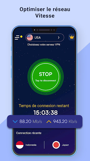 VPN Pronto : Fast & Secure VPN Capture d'Écran de l'Application Android 3