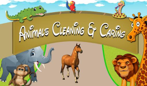 Animals Cleaning and Caring