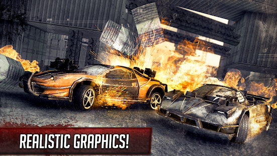 Death Race ® - Offline Games Killer Car Shooting Screenshot