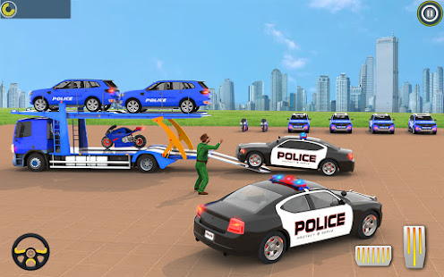 US Police Transporter:Truck Simulator Games