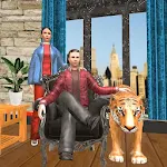 Cover Image of Télécharger Aventure familiale avec un tigre pour animaux de compagnie  APK