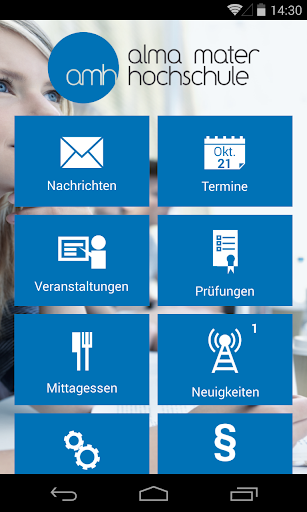 Android application CampusNet screenshort