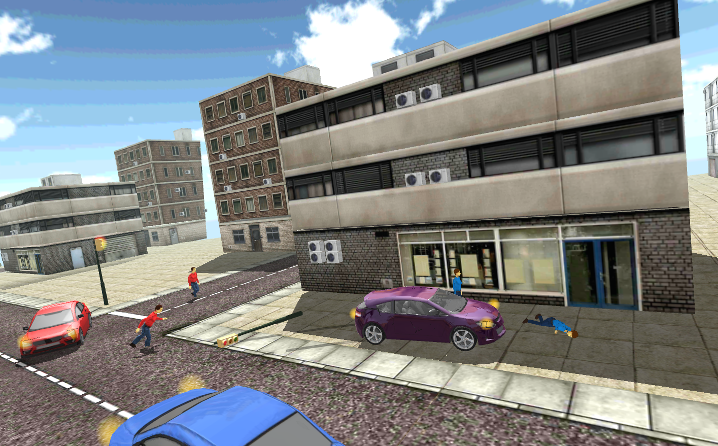 Android application Car Driving Stunt Simulator 3D screenshort