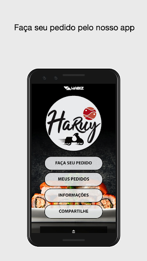 Android application Haruy Delivery screenshort