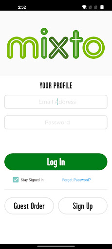Android application Mixto screenshort