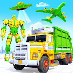 Cover Image of Download Hippo Robot Garbage Truck Robo  APK