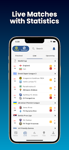 BX Score - sports score Screen 2