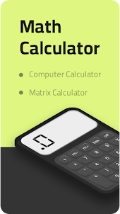 Math Calculator + Graph,Matrix