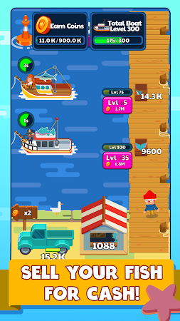 Game screenshot Idle Fishing Story mod apk
