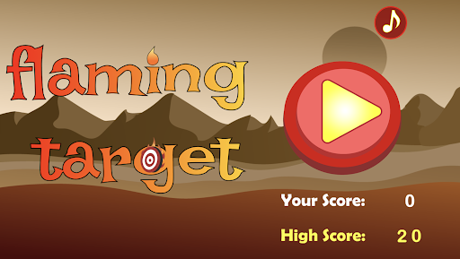 Android application Flaming Target screenshort
