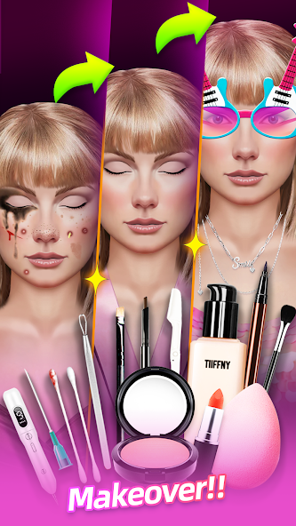 Makeover Stylist: Makeup Game 1.2.2 APK + Mod (Unlimited money) untuk android