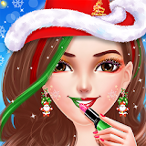 Christmas Salon Makeover and Dressup Girls Game icon