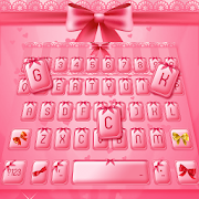Pink Bow Keyboard Skin  Icon