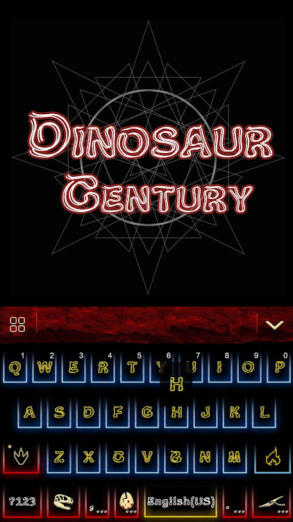 Dinosaur Kika Keyboard Theme - 3.0 - (Android)